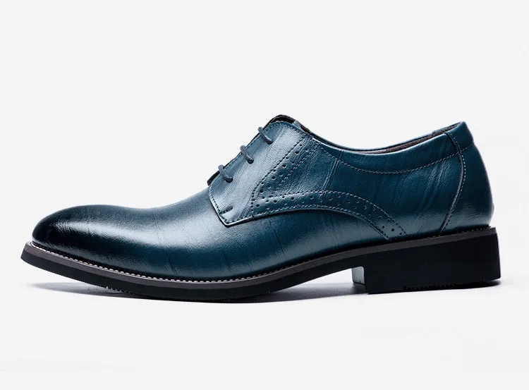 Flat Classic Leather Dress Shoes