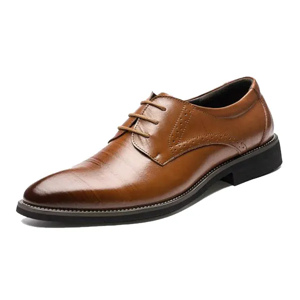 Flat Classic Leather Dress Shoes