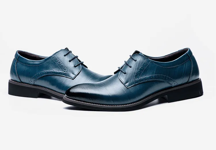 Flat Classic Leather Dress Shoes