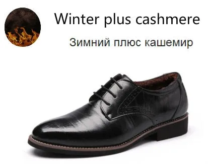 Flat Classic Leather Dress Shoes