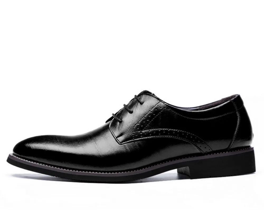 Flat Classic Leather Dress Shoes