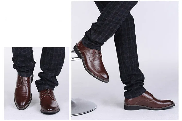Flat Classic Leather Dress Shoes
