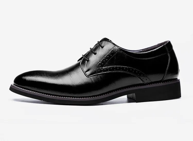 Flat Classic Leather Dress Shoes