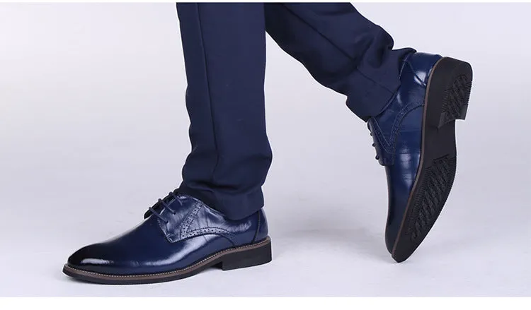 Flat Classic Leather Dress Shoes