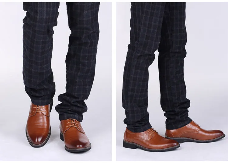 Flat Classic Leather Dress Shoes