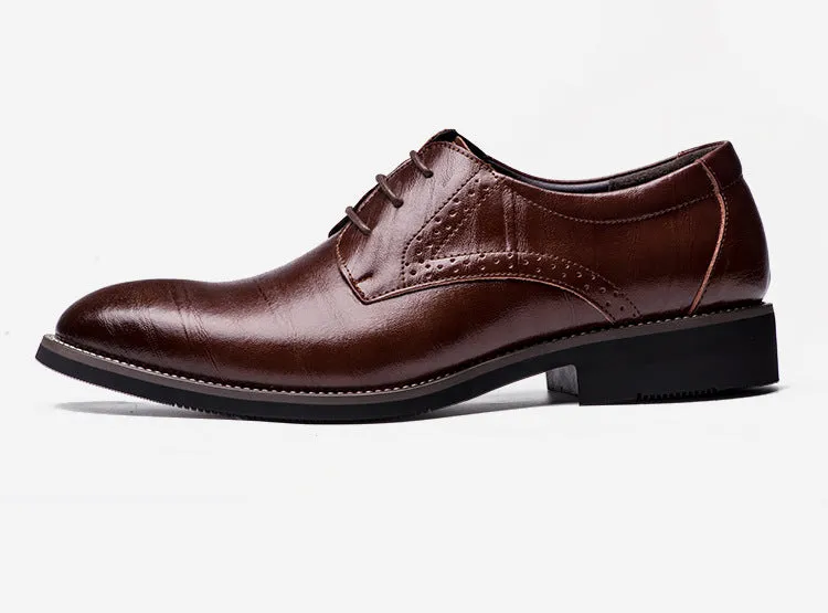 Flat Classic Leather Dress Shoes