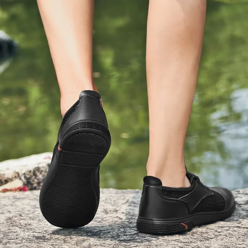 Fly Knitting Sneakers Flat Men's Casual Shoes