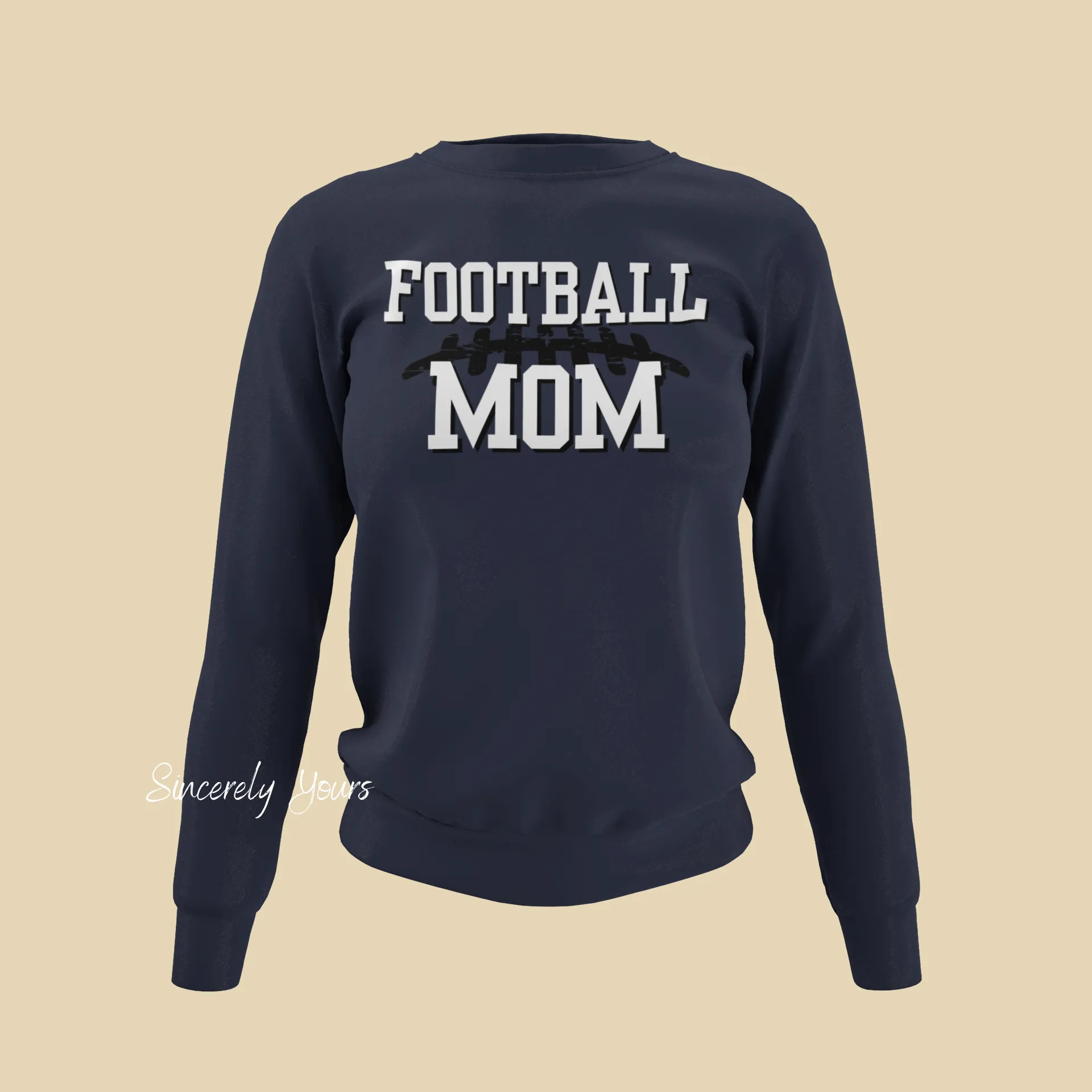 Football Mom with custom colors - Sweatshirt