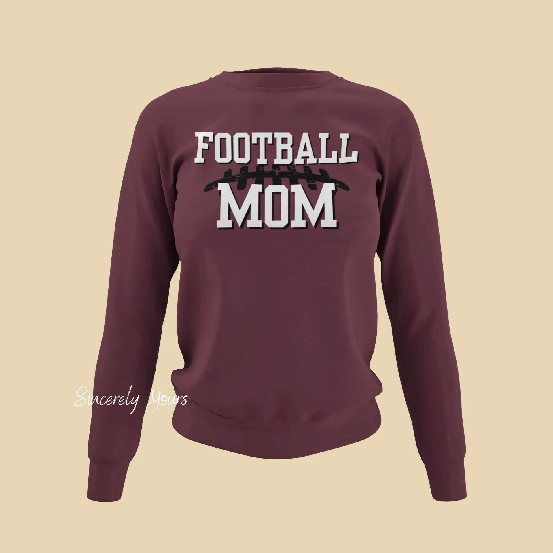 Football Mom with custom colors - Sweatshirt