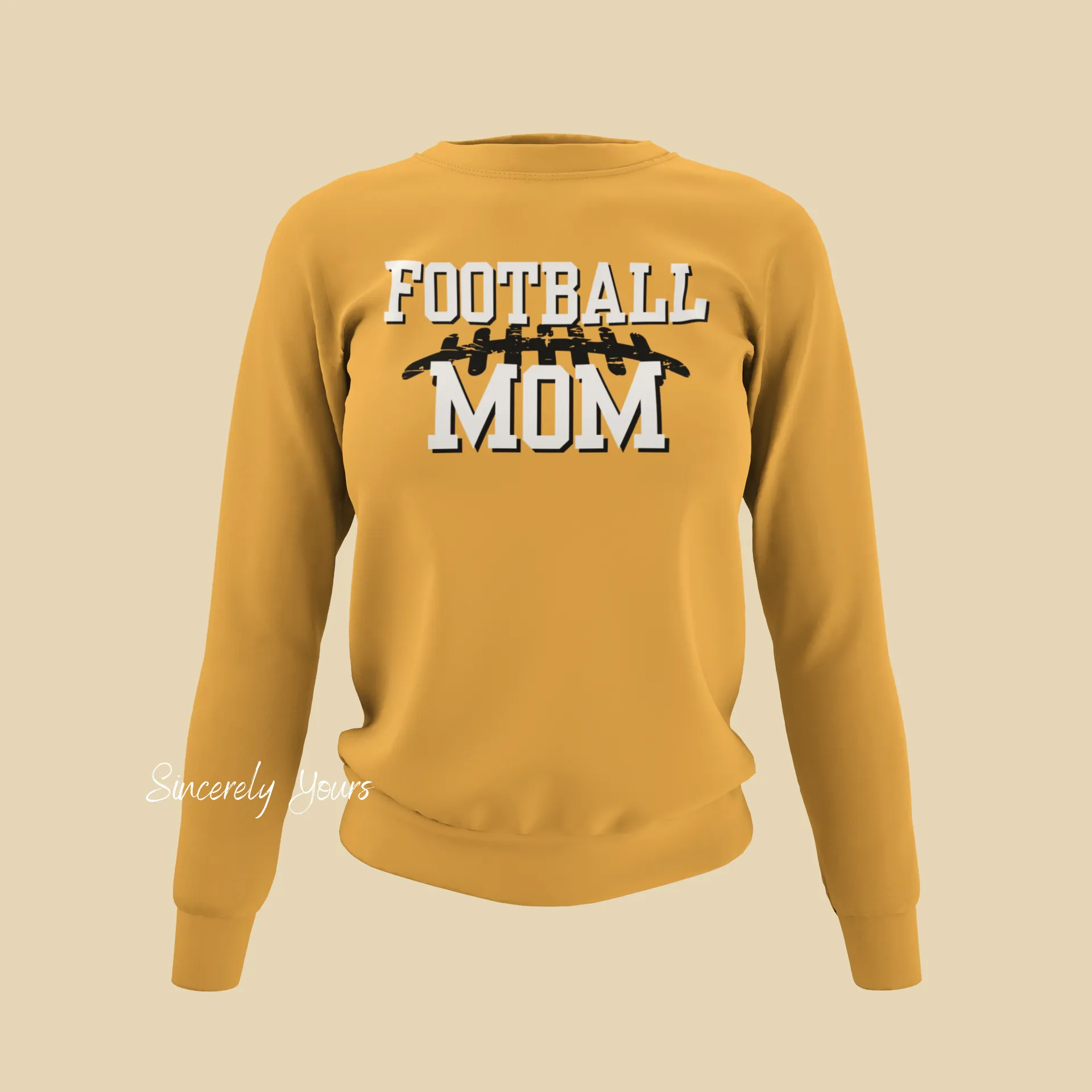 Football Mom with custom colors - Sweatshirt