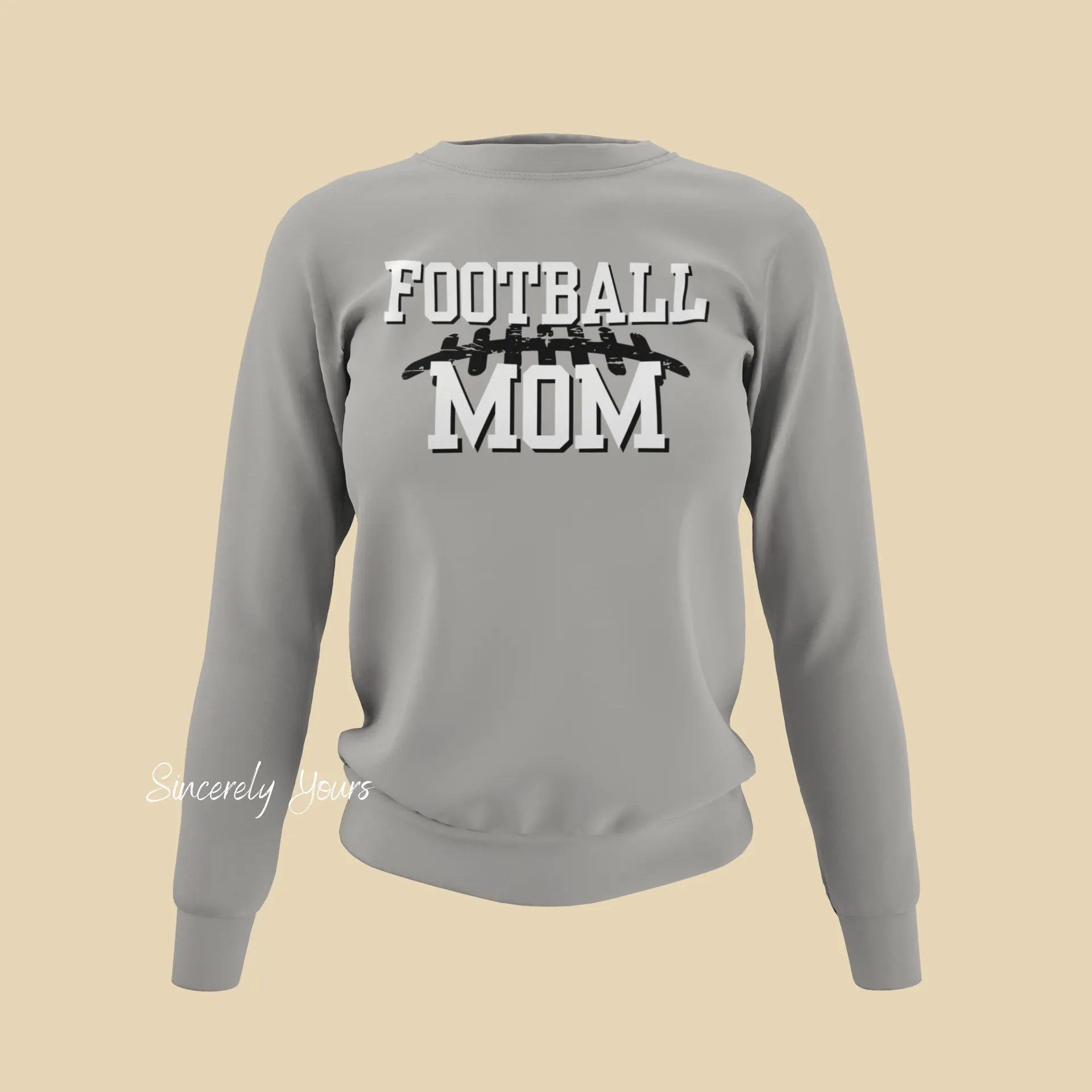 Football Mom with custom colors - Sweatshirt