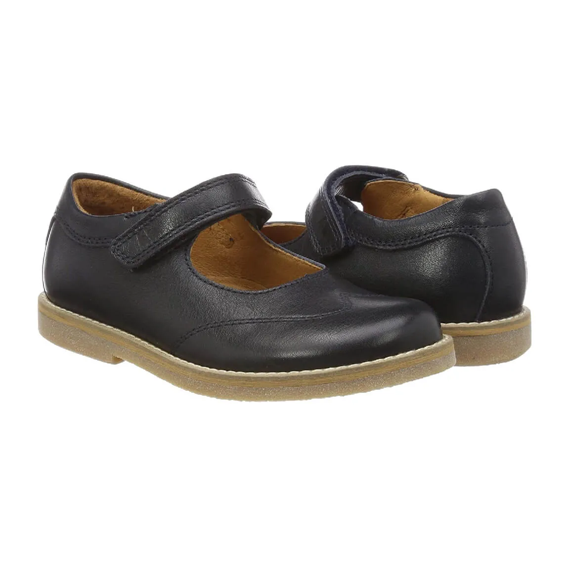 Froddo Daek Blue Leather Mary Janes