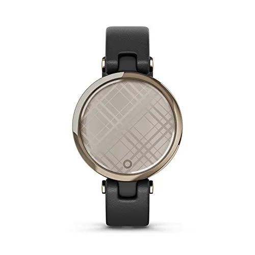 Garmin Women's Smartwatch Lily - Creamgold Black Leather