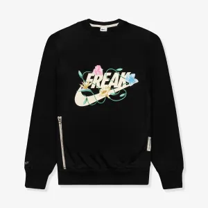 Giannis Floral Printed Standard Issue Dri-FIT Crew - Black