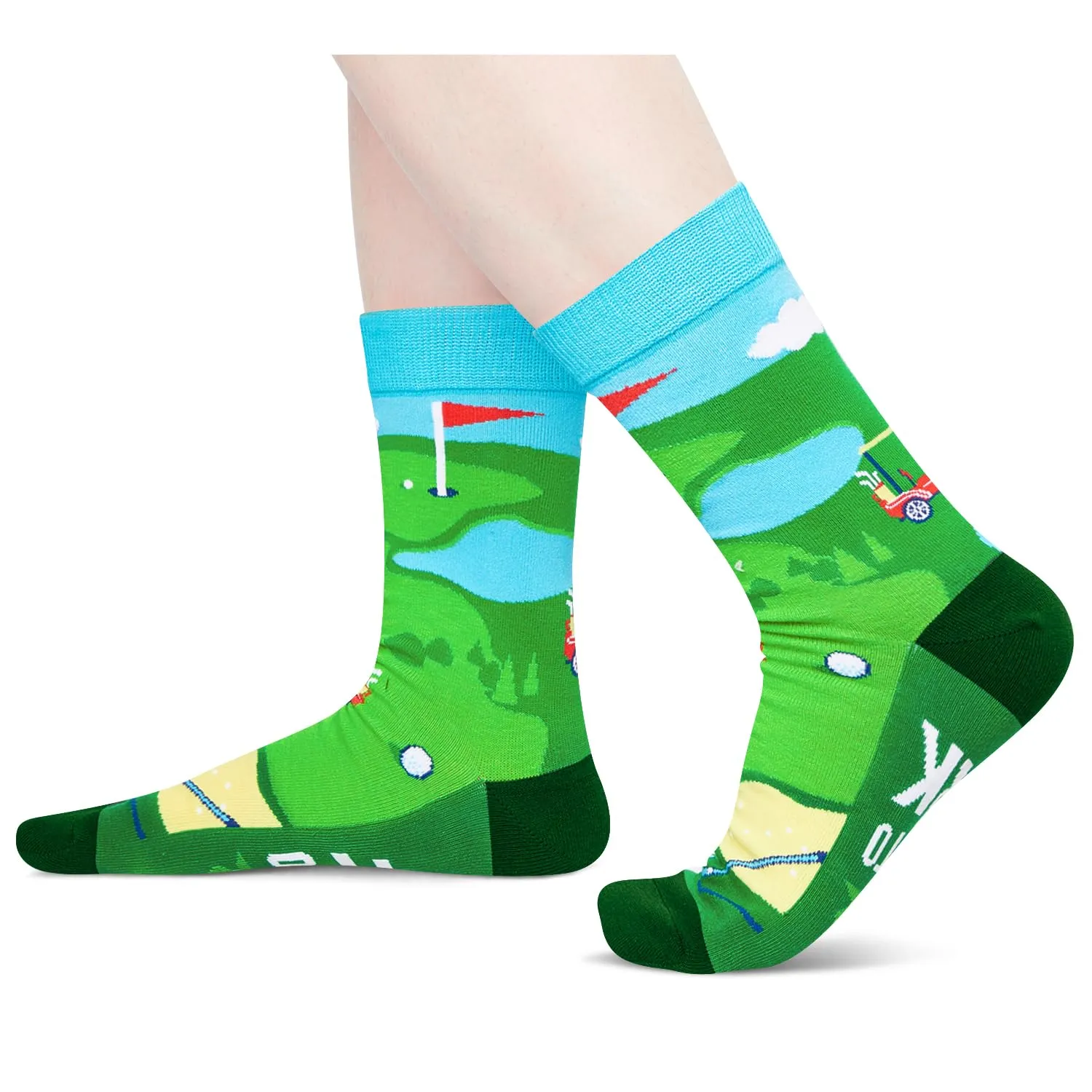 Golf Gifts For Men Women - Cool Gifts For Golfers, Golfing Socks Golf Presents, Novelty Golf Socks, Golf Stocking Stuffers