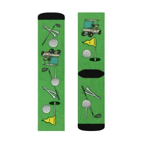 Golfing Adult Crew Socks