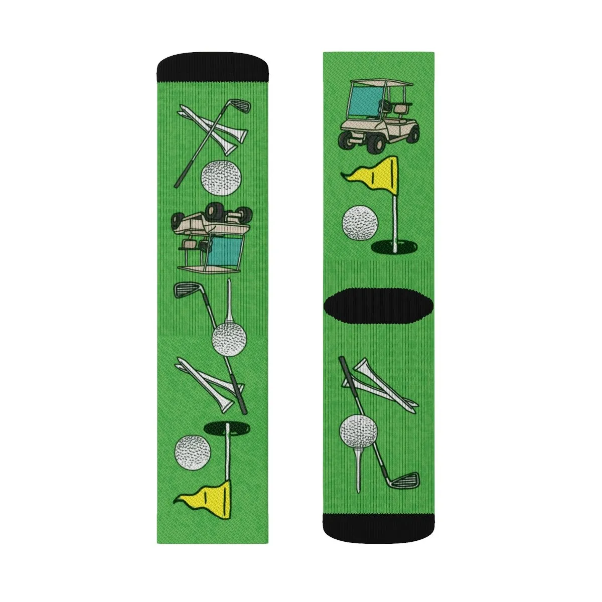 Golfing Adult Crew Socks