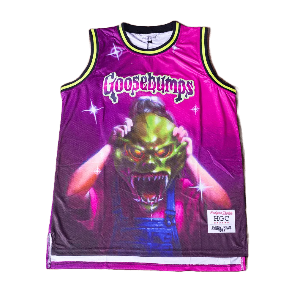GOOSEBUMPS BETH BASKETBALL JERSEY PURPLE