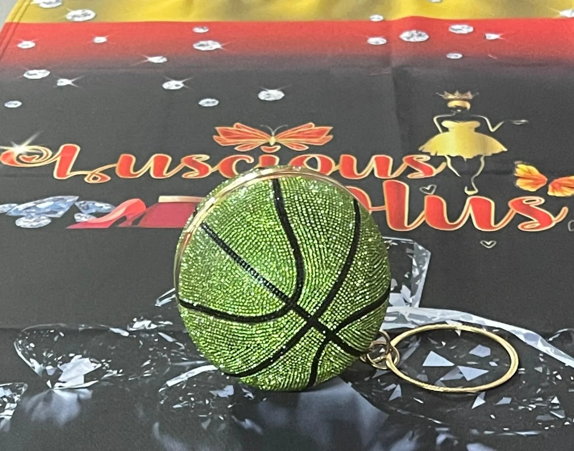 Green Basketball Purse