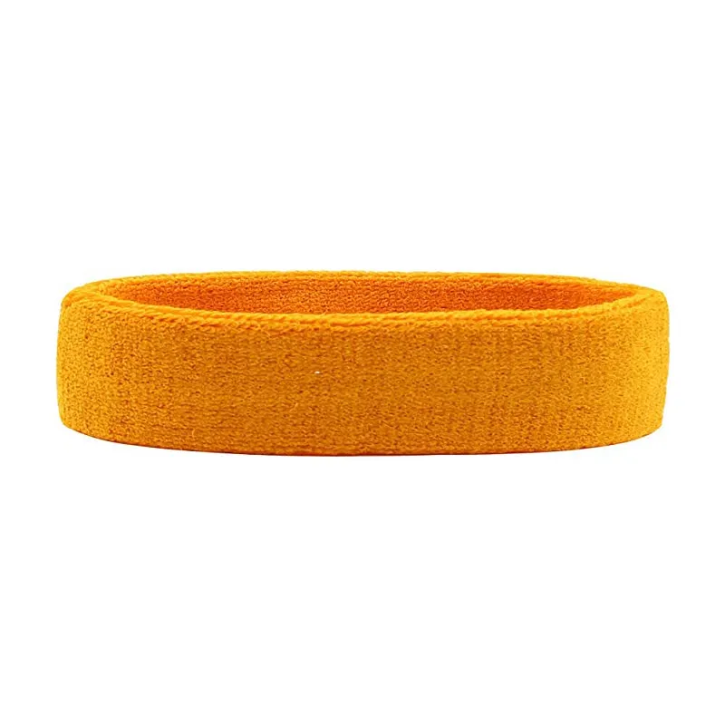 Hanerdun Sports Sweatbands Headbands Breathable Terry Cloth Sweat Head Bands Work Out Yoga Exercise Tennis