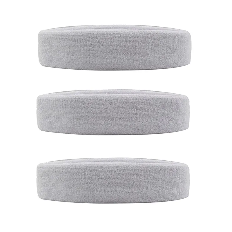 Hanerdun Sports Sweatbands Headbands Breathable Terry Cloth Sweat Head Bands Work Out Yoga Exercise Tennis