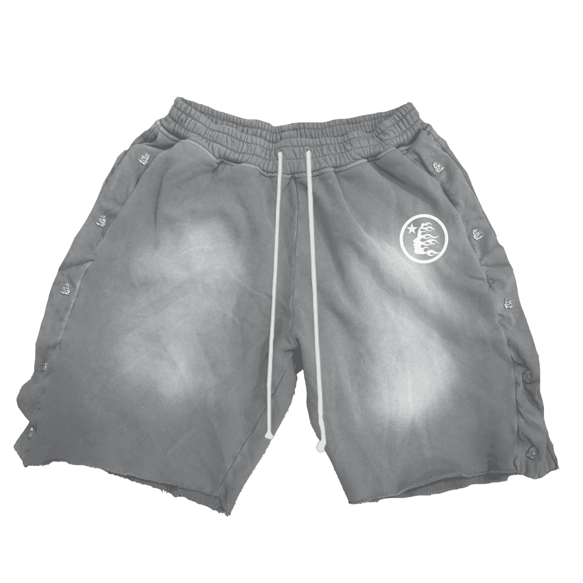 Hellstar Sports Snap Shorts Grey