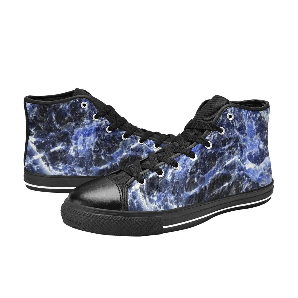 High Top Canvas Women's Shoes - Sodalite