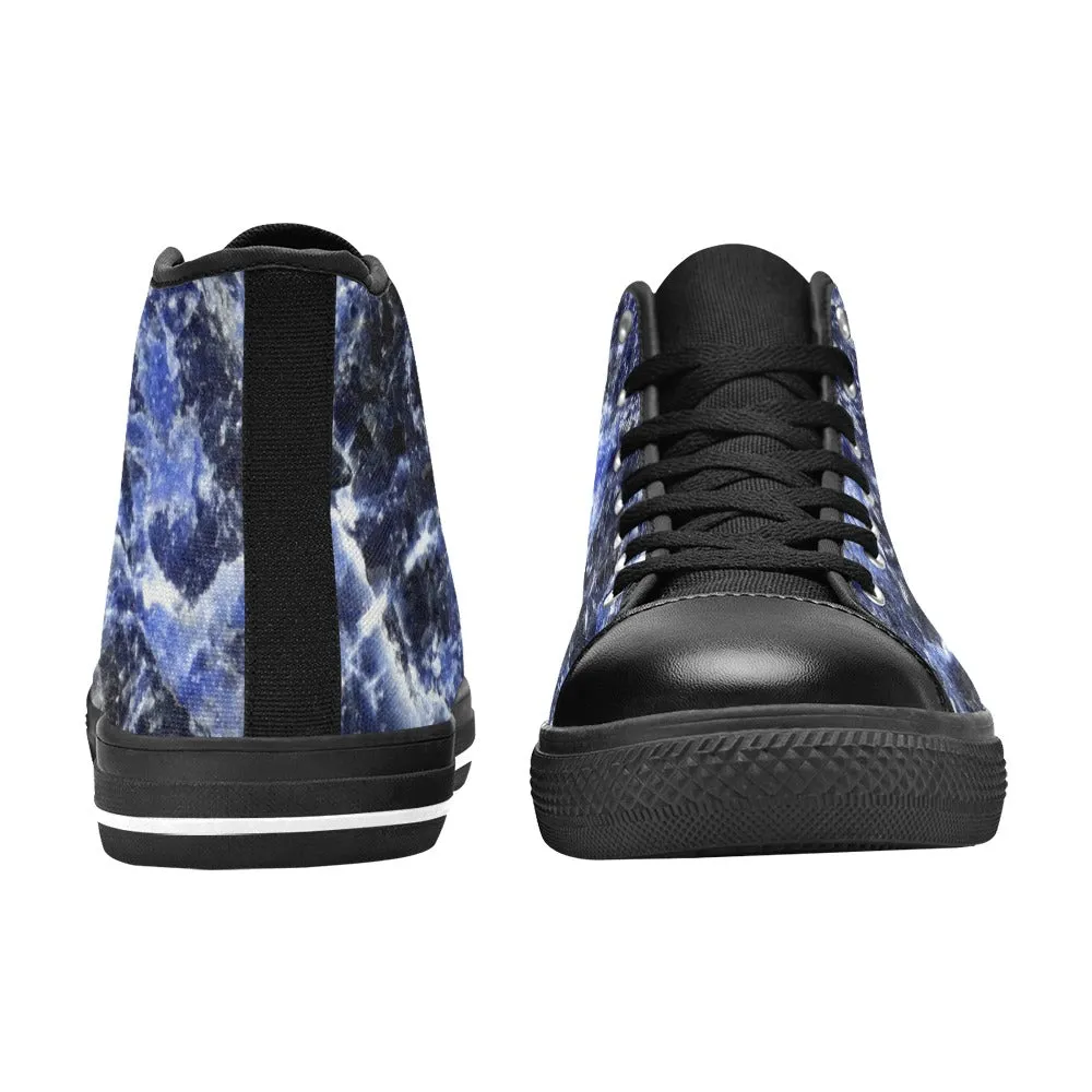 High Top Canvas Women's Shoes - Sodalite