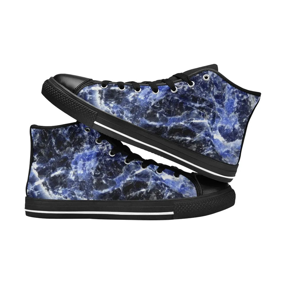 High Top Canvas Women's Shoes - Sodalite