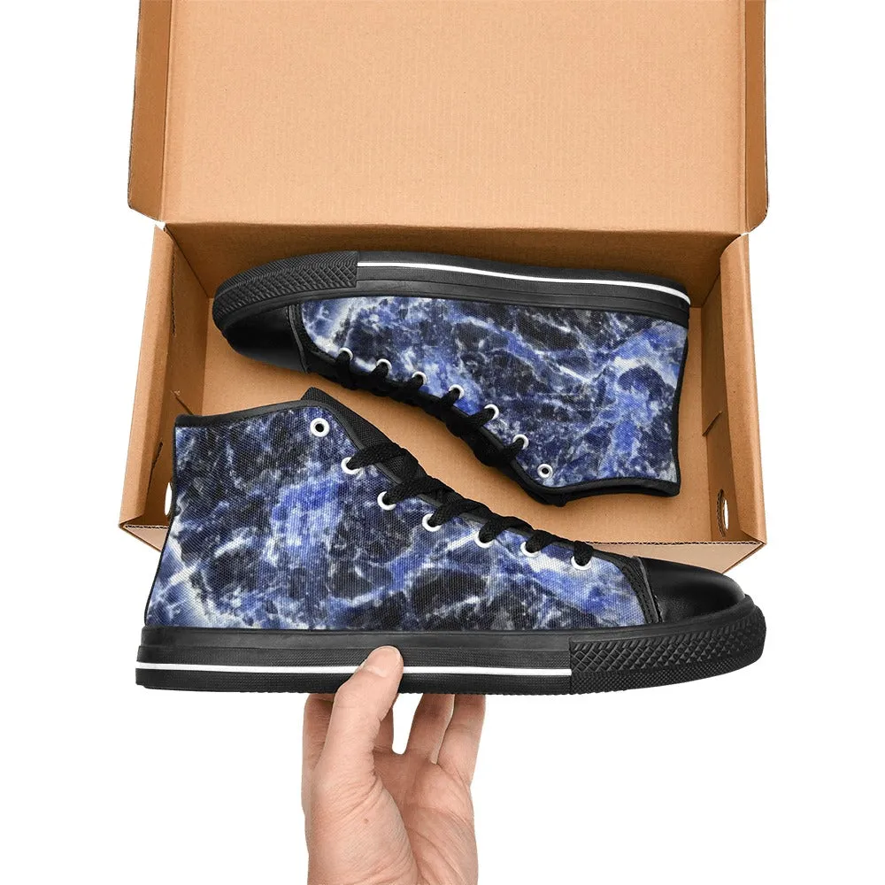 High Top Canvas Women's Shoes - Sodalite