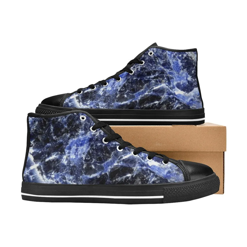 High Top Canvas Women's Shoes - Sodalite