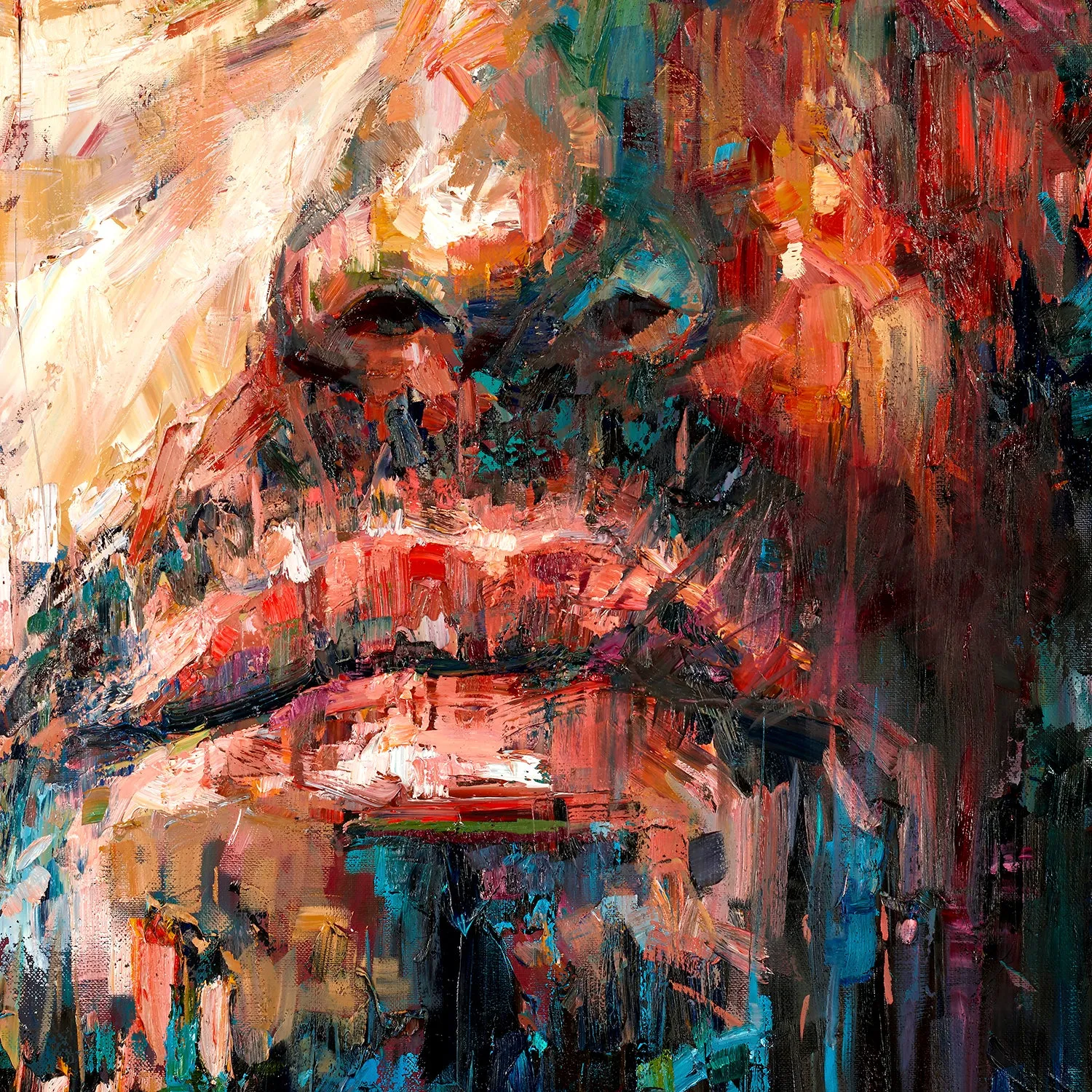 Holding On painting