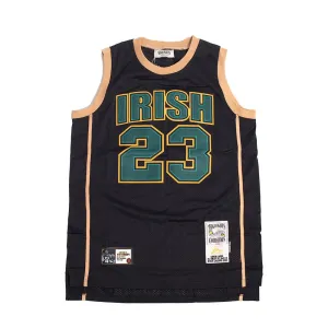 IRISH LEBRON JAMES AUTHENTIC BASKETBALL JERSEY (BLACK)