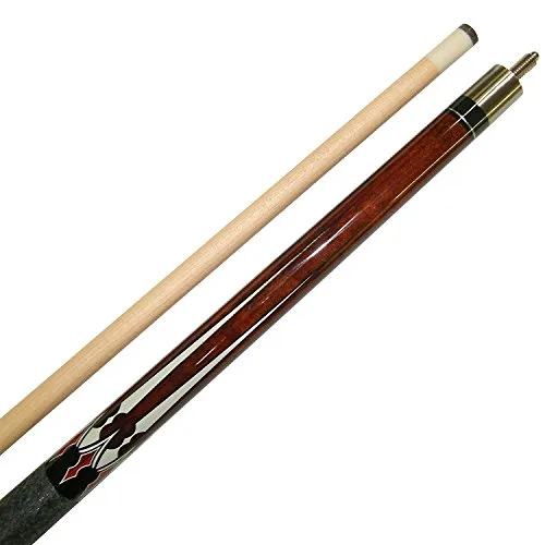 Iszy Billiards BND-02-42-17 Short 42" 2Piece Hardwood Maple Pool Cue Billiard Stick 17 Oz, Brown