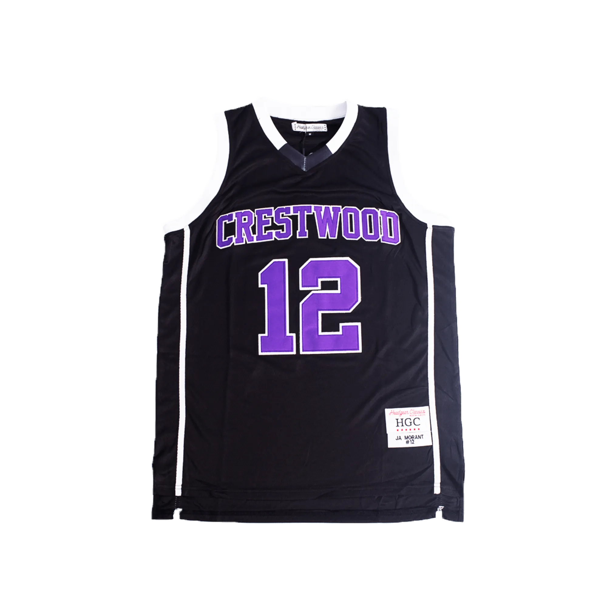 JA MORANT HIGH SCHOOL YOUTH AUTHENTIC BASKETBALL JERSEY (BLACK/PURPLE)