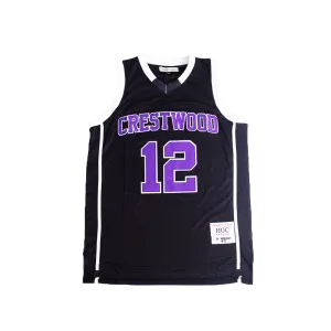 JA MORANT HIGH SCHOOL YOUTH AUTHENTIC BASKETBALL JERSEY (BLACK/PURPLE)