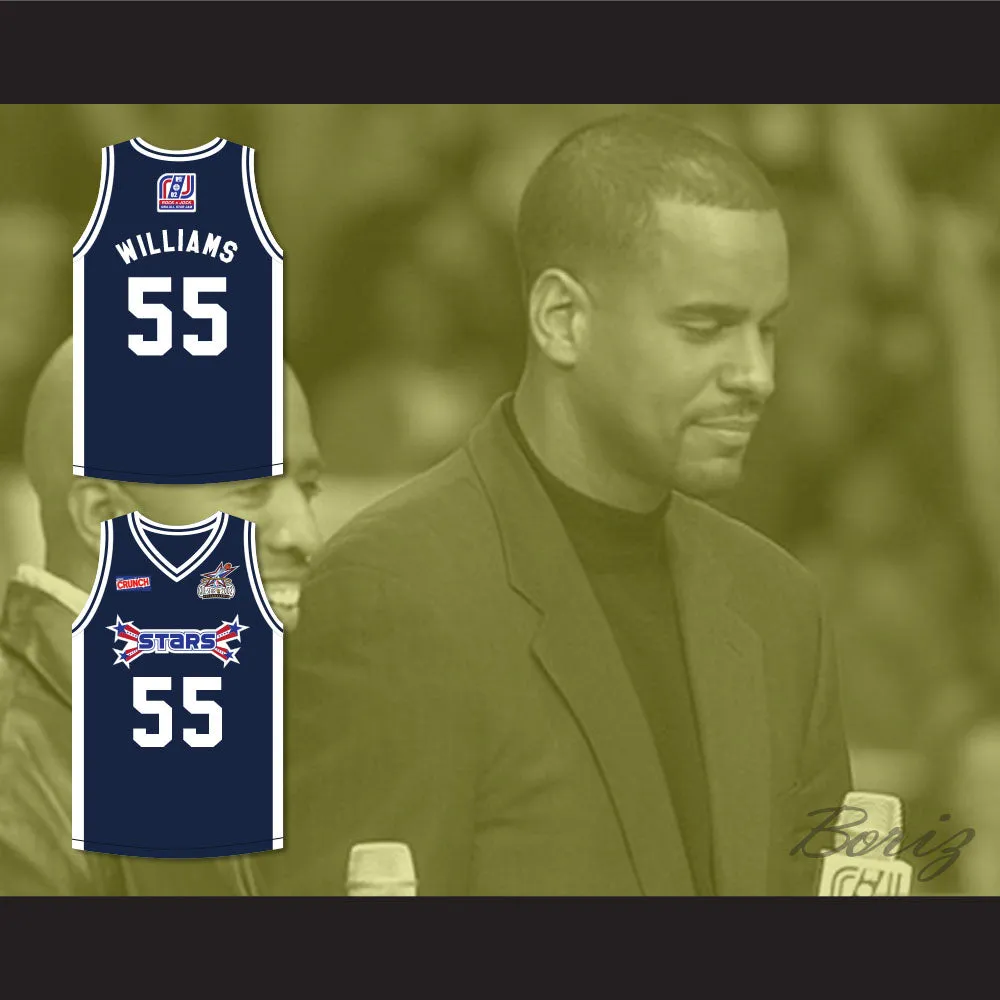 Jason Williams 55 Stars Basketball Jersey Rock N' Jock All Star Jam 2002