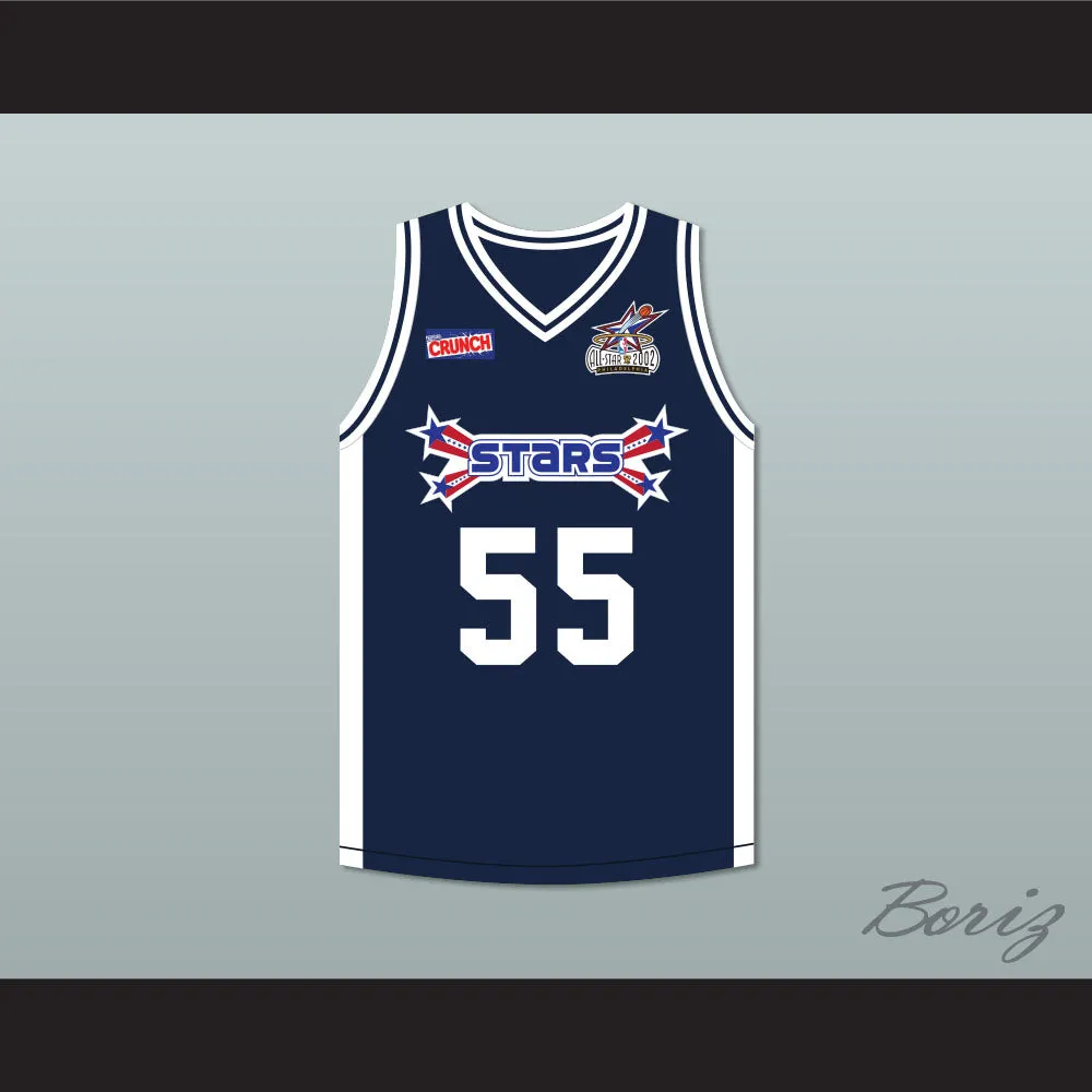 Jason Williams 55 Stars Basketball Jersey Rock N' Jock All Star Jam 2002