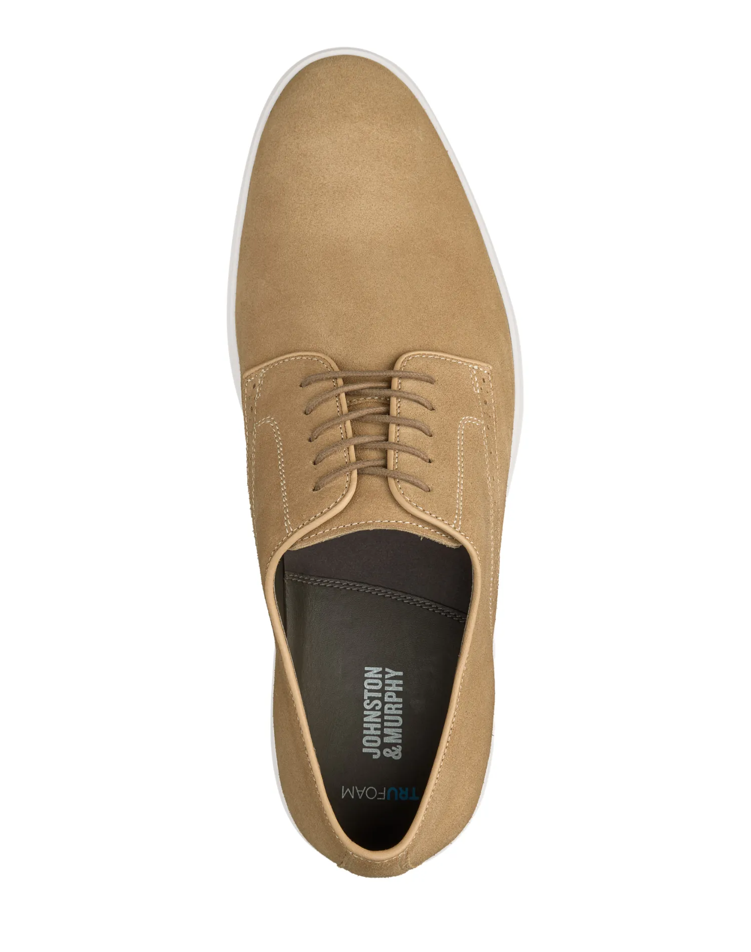 Johnston & Murphy Brody Plain Toe Shoe - Taupe