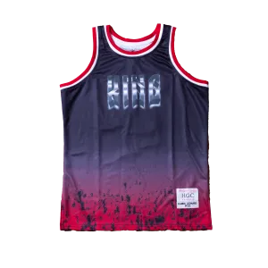KAWHI LEONARD ALTERNATIVE BLACK/RED HIGH SCHOOL BASKETBALL JERSEY