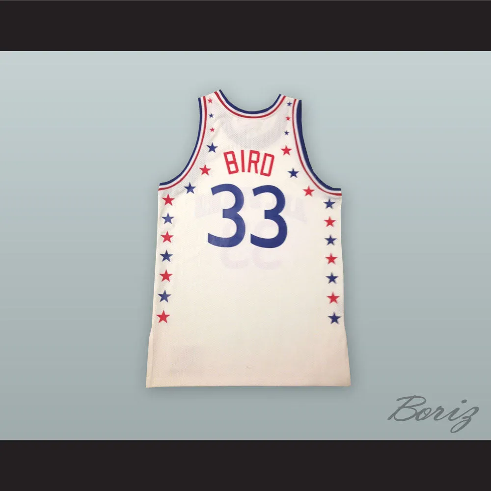 Larry Bird 33 All Stars White Basketball Jersey