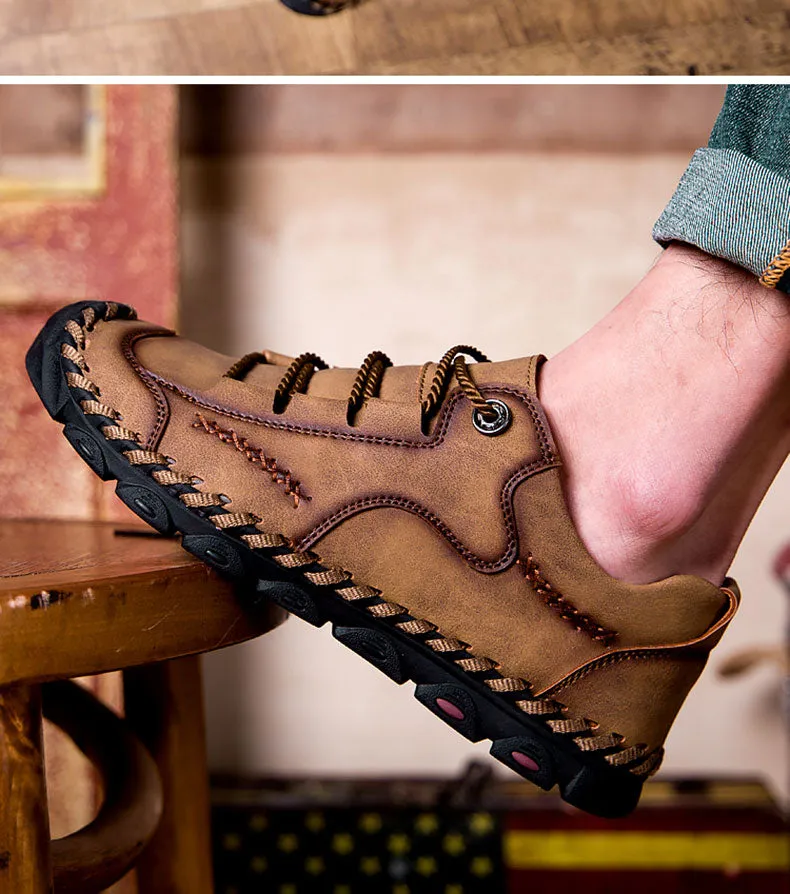 Leather Handmade Loafers Flat