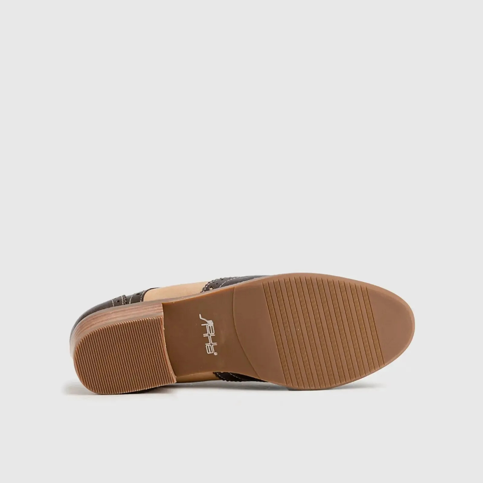 Leather Oxfords Brown HA003