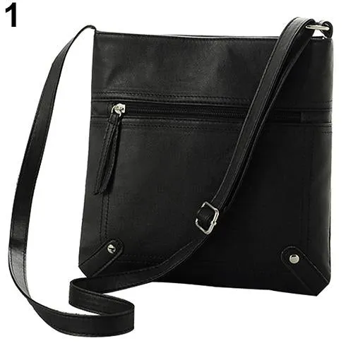 Leather Satchel Cross Body Bag