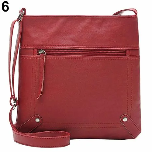 Leather Satchel Cross Body Bag