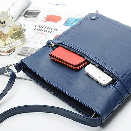 Leather Satchel Cross Body Bag