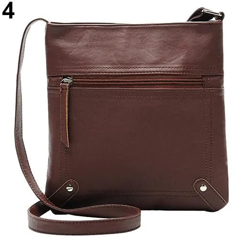 Leather Satchel Cross Body Bag