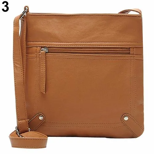 Leather Satchel Cross Body Bag