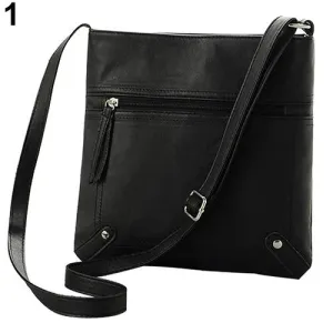 Leather Satchel Cross Body Bag
