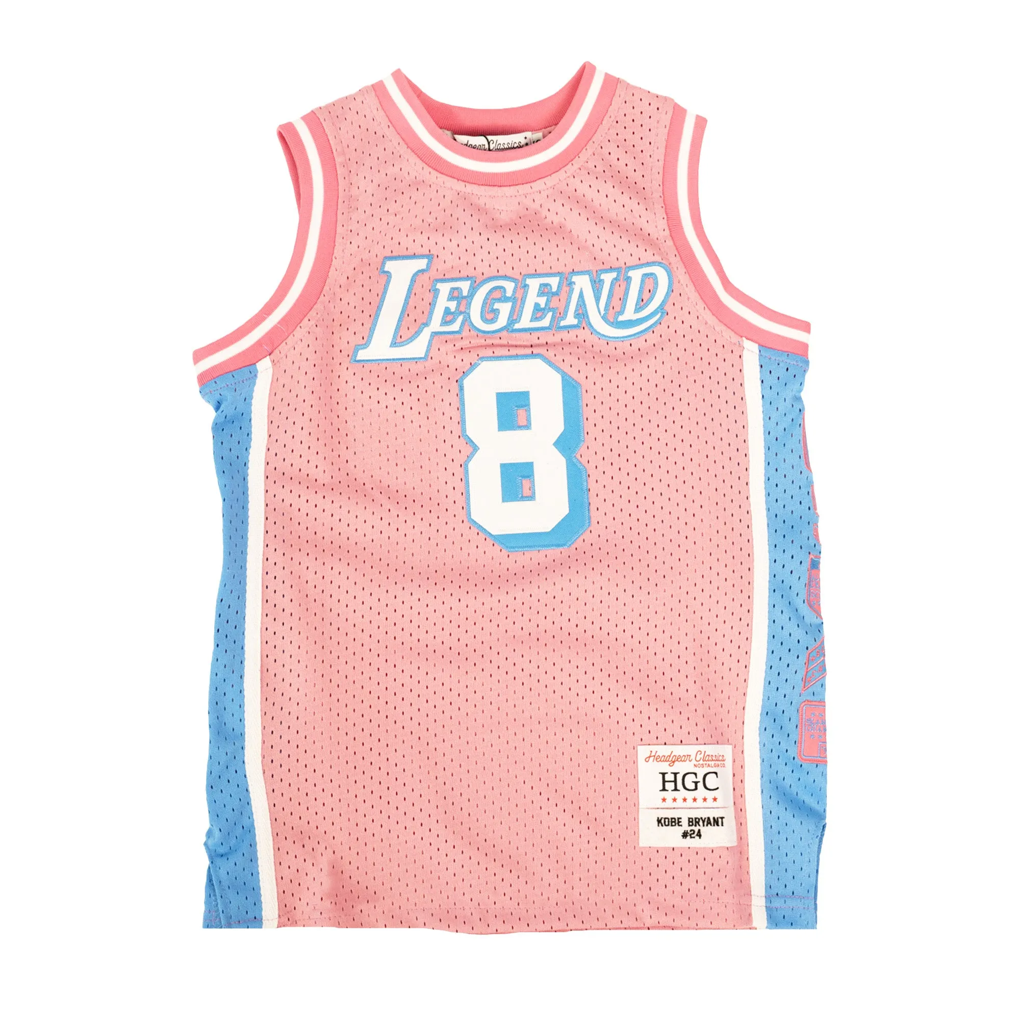LEGEND MAMBA PATCH BASKETBALL JERSEY (PINK/BLUE)
